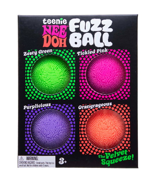 NeeDoh Teenie Fuzz Ball 4-Pack - Hiitzchrissy's Eclectic Fun Finds