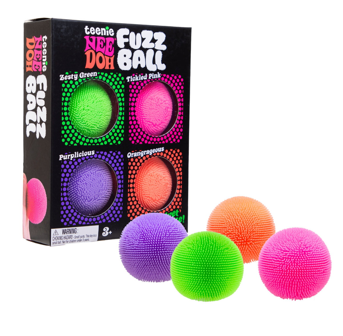 NeeDoh Teenie Fuzz Ball 4-Pack - Hiitzchrissy's Eclectic Fun Finds