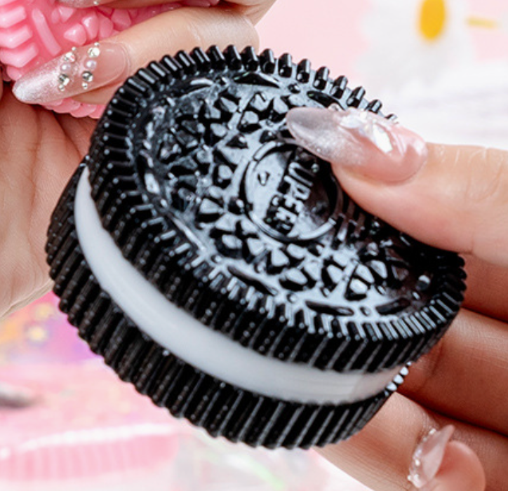 Oreo Cookie Squishy Sensory Toy - Cute Soft Squishy Companion, Fidgets Squishies for Play & Stress Relief, Sensory Stress Reliever Treat