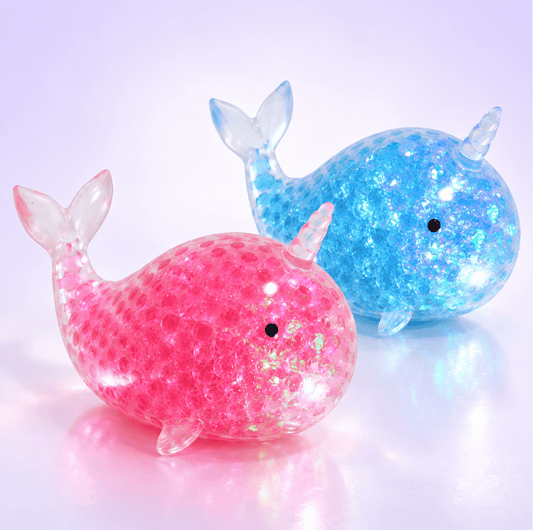 Pink or Blue Narwhal Orbeez Squishy - Hiitzchrissy's Eclectic Fun Finds