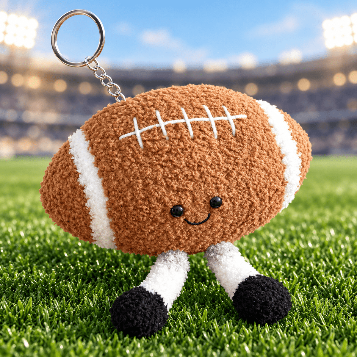 Plush Football Keychain - Hiitzchrissy's Eclectic Fun Finds