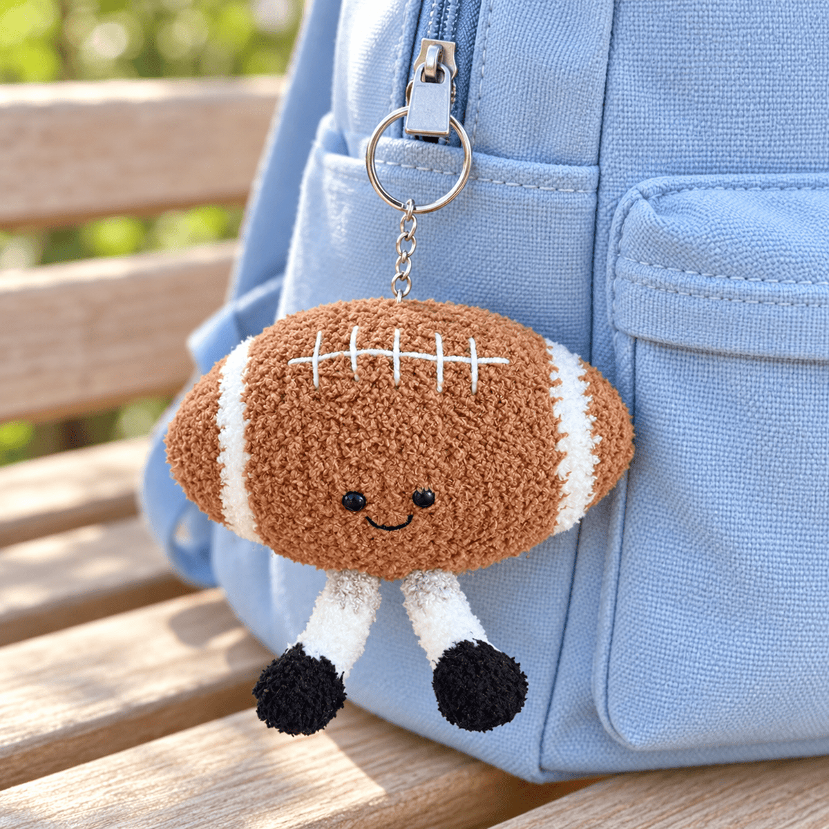 Plush Football Keychain - Hiitzchrissy's Eclectic Fun Finds