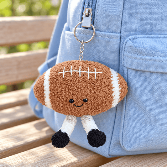 Plush Football Keychain - Hiitzchrissy's Eclectic Fun Finds