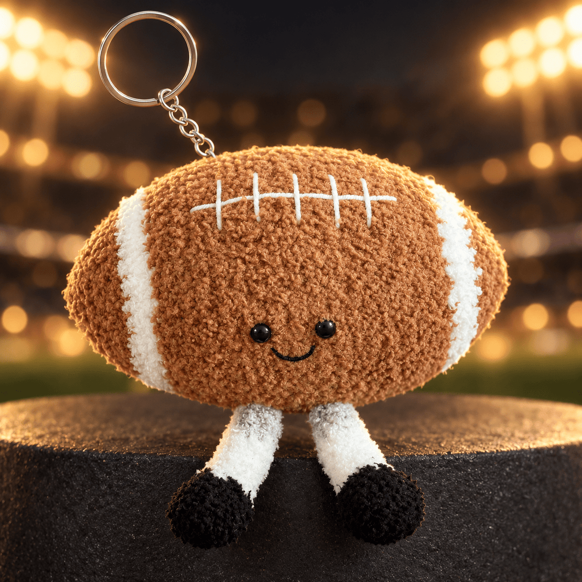 Plush Football Keychain - Hiitzchrissy's Eclectic Fun Finds