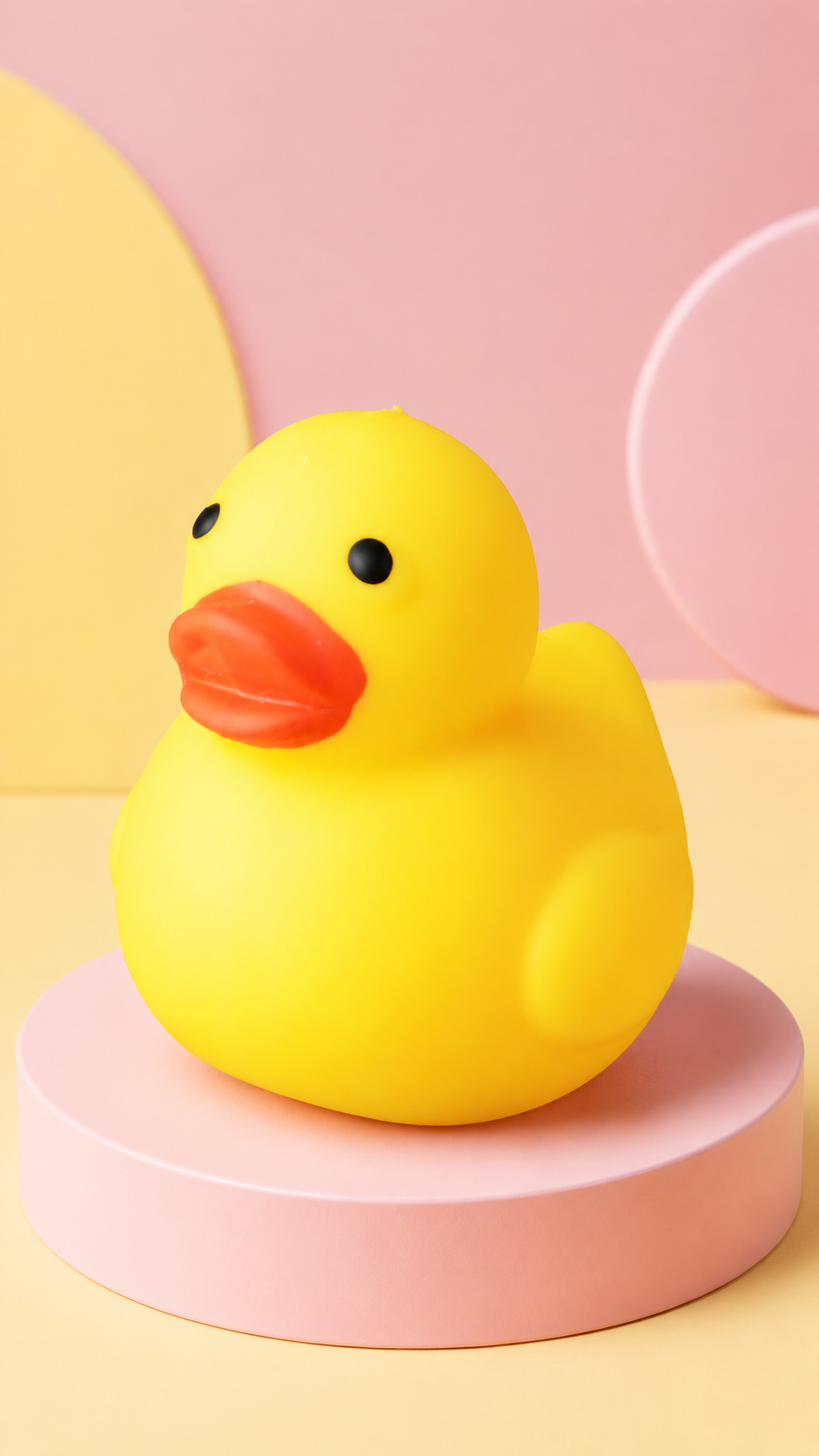 Yellow Duck Squishy Stress Ball – Cute Rubber Duck Sensory Fidget Toy