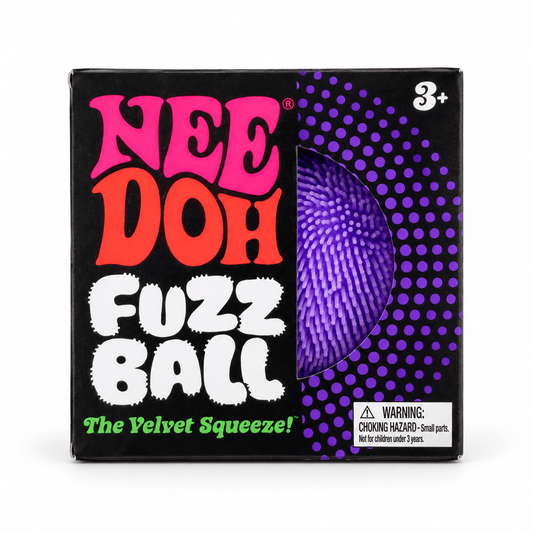 Schylling NeeDoh Fuzz Ball Flower Power Textured Sensory Squishy Toy - Hiitzchrissy's Eclectic Fun Finds