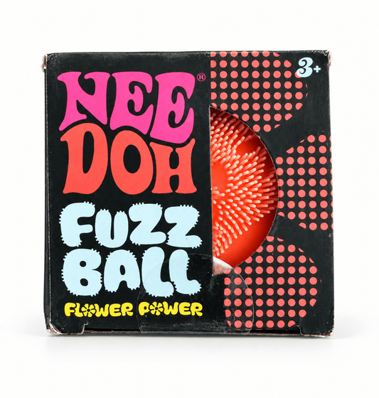 Schylling NeeDoh Fuzz Ball Flower Power Textured Sensory Squishy Toy - Hiitzchrissy's Eclectic Fun Finds