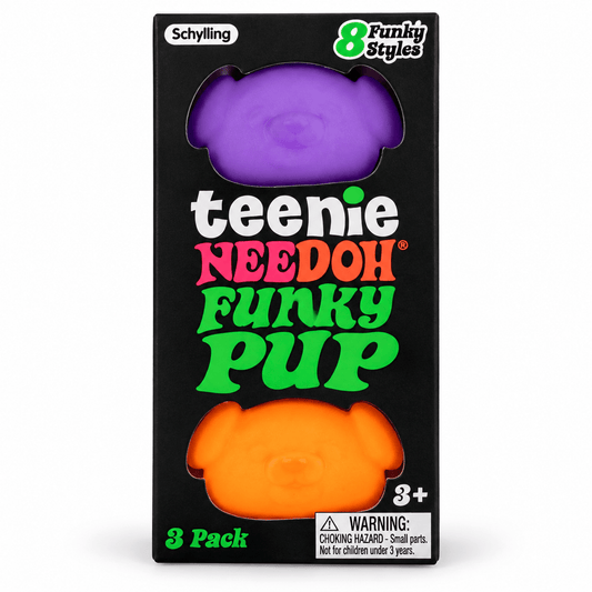 Schylling Teenie NeeDoh Funky Pup 3-Pack - Hiitzchrissy's Eclectic Fun Finds
