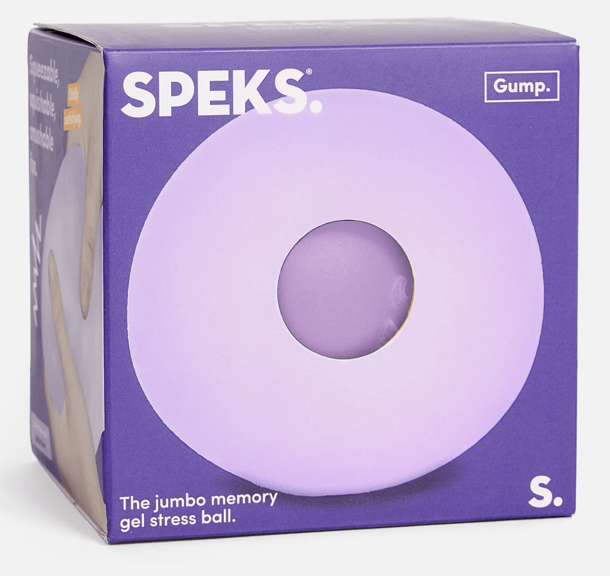 SPEKS JUMBO Gump Memory Gel Stress Ball - Hiitzchrissy's Eclectic Fun Finds