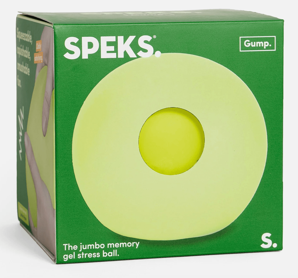 SPEKS JUMBO Gump Memory Gel Stress Ball - Hiitzchrissy's Eclectic Fun Finds