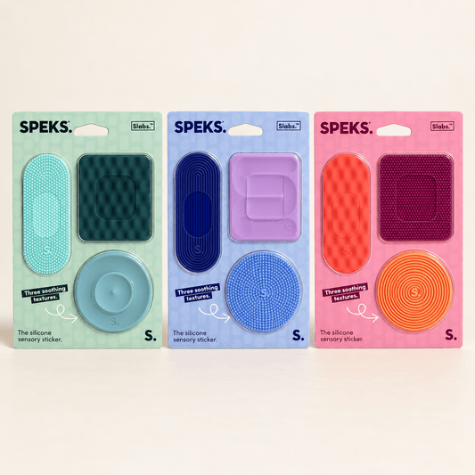 SPEKS Slabs Silicone Sensory Stickers – 3 Textures - Hiitzchrissy's Eclectic Fun Finds