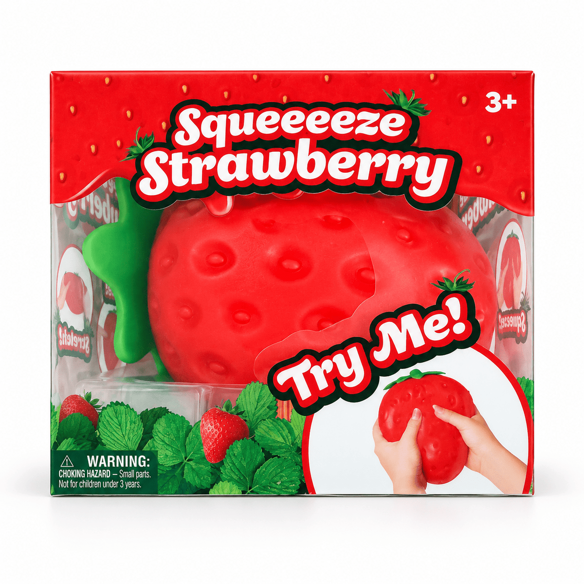 Squeeeeze Strawberry Squishy Sensory Toy – Stretchy Fruit Fidget - Hiitzchrissy's Eclectic Fun Finds